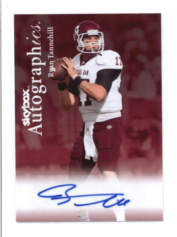 RYAN TANNEHILL 2012 FLEER RETRO SKYBOX AUTOGRAPHICS ROOKIE AUTOGRAPH AUTO AB9310