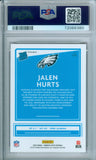 Jalen Hurts 2020 Optic Pink Prizm Holo RC Rookie #164 PSA DNA MINT 9 Auto 10