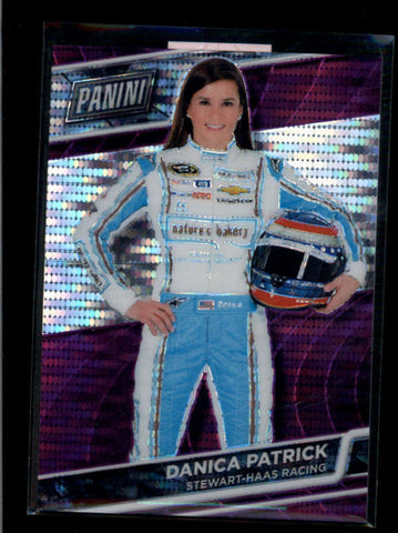 DANICA PATRICK 2016 PANINI THE NATIONAL VIP PURPLE PRIZM REFRACTOR #36/50 AB7906