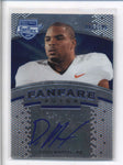 DOUG MARTIN 2012 PRESS PASS FANFARE BLUE AUTOGRAPH AUTO ROOKIE RC #/199 AB8988