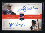 JOHNSON/DAEGES 2008 TRISTAR PROJECTIONS DUAL ROOKIE AUTOGRAPH AUTO #5/5 AC1450