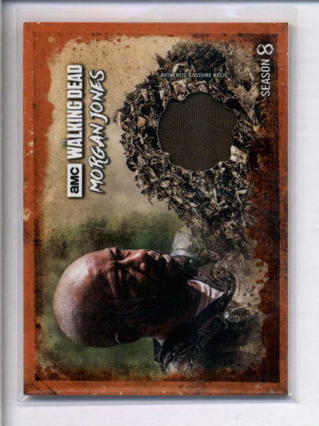 MORGAN JONES THE WALKING DEAD SEASON 8 USED WORN MATERIAL RELIC #41/99 AC1486