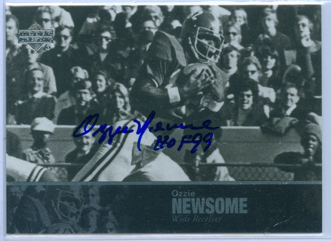 OZZIE NEWSOME 2011 UPPER DECK LEGENDS AUTO AUTOGRAPH SP