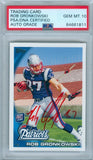 Rob Gronkowski 2010 Topps Red Ink 148 RC Rookie Autograph PSA DNA GEM MT 10 AUTO