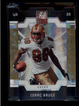 ISAAC BRUCE 2009 DONRUSS ELITE #18 GOLD STATUS DIE-CUT #07/24 AB8371