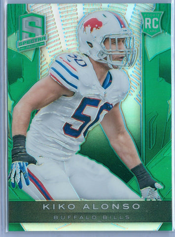 KIKO ALONSO 2013 PANINI SPECTRA RC GREEN REFRACTOR RC ROOKIE SP/5