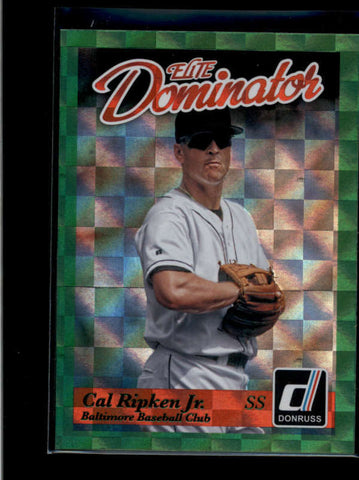 CAL RIPKEN JR. 2014 PANINI HALL OF FAME #3 DONRUSS ELITE DOMINATOR AB8073